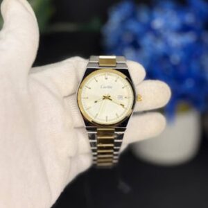 Two tone gold watch Pakistan stainless steel front view