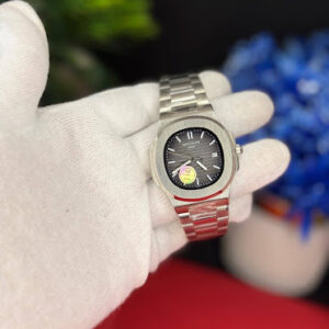 AAA copy watch Pakistan black dial front view Black dial sports watch side angle AAA copy watch Pakistan embossed dial closeup AAA copy watch with packaging box